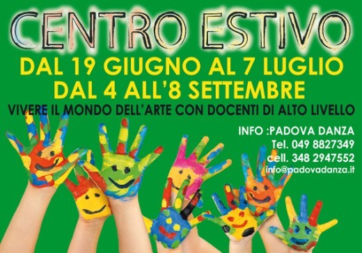 PADOVA DANZA: CENTRI ESTIVI DAL 4 ALL’8 SETTEMBRE A PADOVA