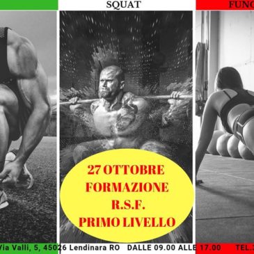 COCO’ FIT organizza  CORSO PER ISTRUTTORE DI PRIMO LIVELLO Sabato 27 OTTOBRE dalle 9 alle17 c/o COCO’ FIT  – VIA VALLI 5 LENDINARA