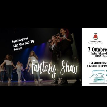 DANZA CITY affiliata ASI PADOVA presenta FANTASY SHOW domenica 7 ottobre alle 16,00 a LIMENA TEATRO FALCONE BORSELLINO